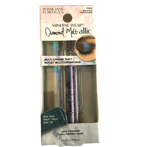 Physicians Formula Diamond Melt-Allic Multi-Chrome Liquid Eyeshadow Beam Of Blue - Picture 1 of 5
